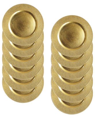 American Atelier Dnu American Atelier Set Of 12 Charger Plates