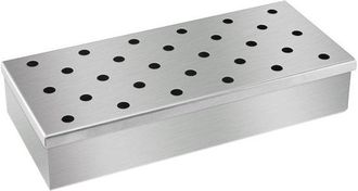 OEM Juego De Utensilios Para Barbacoa - Ahumador De Acero Inoxidable, Almacenamiento Para Le&ntilde;a, Ladrillos Y Hierbas