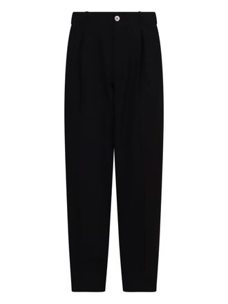 Emporio Armani technical-fabric trousers - Black