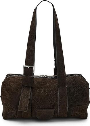 AllSaints Ares Grain Shoulder Bag Shoulder Womens Handbags Catrame Brown