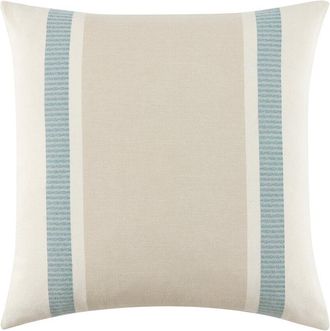 White Sand Breeze Square Decorative Throw Pillow Cover