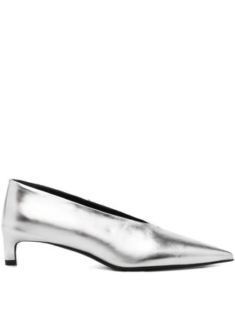 Jil Sander 40mm leather pumps - Grey