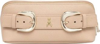 Patrizia Pepe Beauty Case con Fibbia - - Bags - Donna - Beige - ONE SIZE