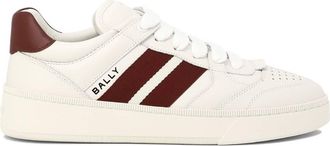 Bally Rebby Leather Low-Top Sneakers, Brand Size 43 ( US Size 10 )