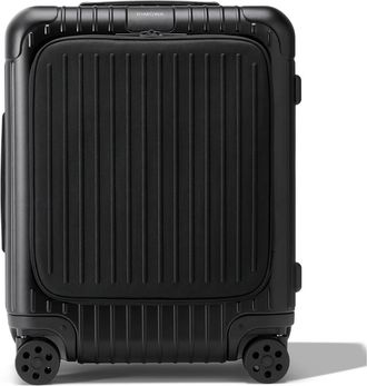 Rimowa Essential Sleeve Cabin Plus Suitcase in Black Matte - - 56x44x25