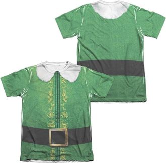 Gildan Elf Buddy Costume (Front/Back Print) Adult Poly/Cotton Short Sleeve Tee / T-Shirt