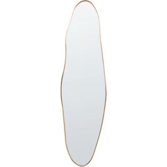 Beliani Wall Mirror SALINS 40 cm 160 cm Metal Gold