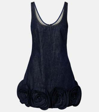 Self Portrait Abito corto in demin