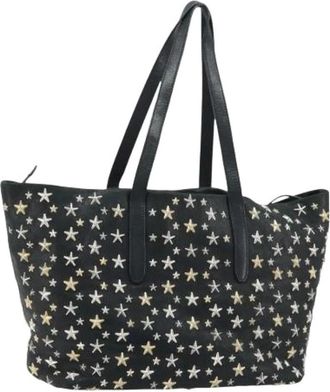 Jimmy Choo London Pre-owned Tote Bag - Dames - Vintage Shopper - Zwart - ONE Size - Leer - Vintage