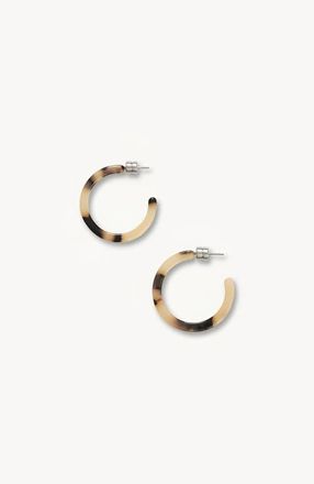 Machete Jewelry Mini Hoops in Blonde Tortoise at Nordstrom