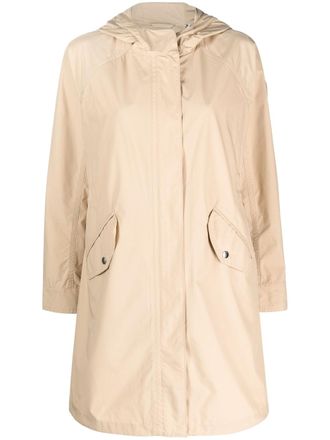 Woolrich Cappotto midi con cappuccio - Toni neutri