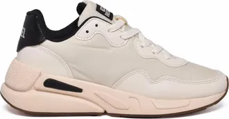 Diesel Ecru Black Rubber Sneakers