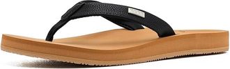 Reef Baja Sands Womens Sandals Black/Tan : 10 M, Synthetic
