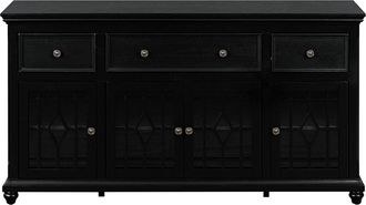 SEI Furniture Sei Vincent 4-Door 3-Drawer Cabinet