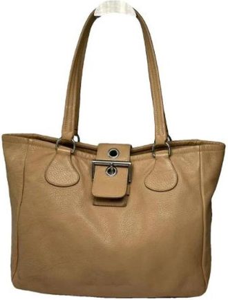 Prada Pre-owned Vintage Tote Bag - Dames - Vintage Shopper - Bruin - ONE Size - Leer - Vintage