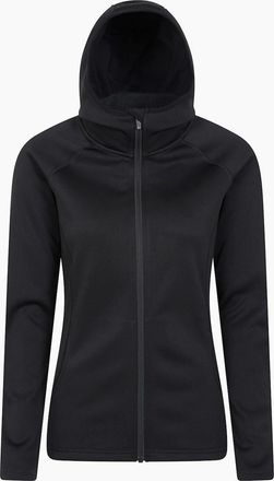 Mountain Warehouse Womens Mountain Warehouse Womens/Ladies Dynamic Chakra IsoCool Full Zip Hoodie - Black - Size: 14