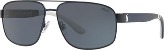Polo Ralph Lauren PH 3112 930387 62mm Unisex Pilot Sunglasses