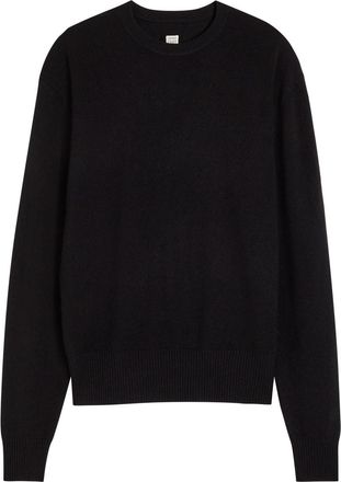 Toteme Classic Crew-neck Cashmere Jumper - Black - Xxs (UK4 / Xxs)