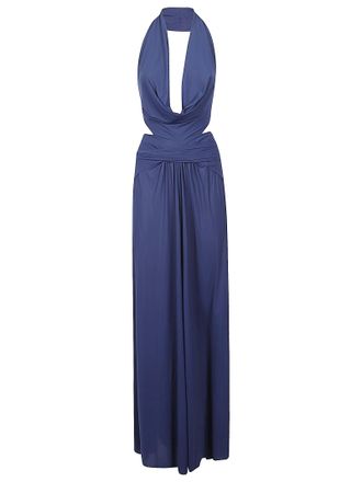 Amazu&igrave;n Deep Halter Neck Jumpsuit