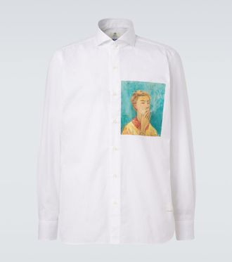 Junya Watanabe x Luigi Borrelli printed cotton shirt