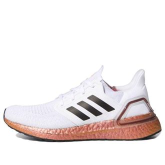 adidas (WMNS) adidas Ultraboost 20 Cloud White Signal Pink EG9780