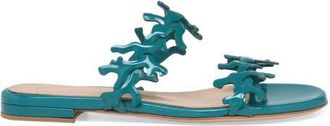 Gianvito Rossi Ocean Mule in Turquoise Nappa at Nordstrom, Size 37.5