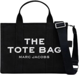 Marc Jacobs The Canvas Medium Tote Bag - Dames - Shoppers - Zwart - ONE Size - Katoen - Tassen