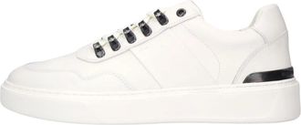 Stefano Lauran Star 003 Sneakers - Heren - Sneakers - Wit - 45 EU - Leer - Schoenen
