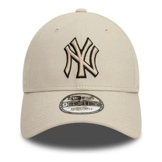 New Era Yankees Team Outline Cap - Heren - Petten - Beige - ONE Size - Katoen - Accessoires