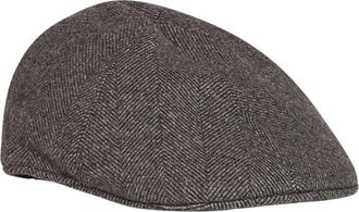 Tagliatore Wolmuts - Heren - Petten - Bruin - 60 CM - Wol - Accessoires