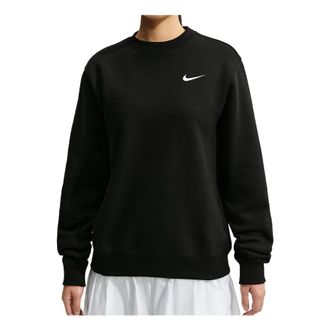 Nike (WMNS) Nike Studio Fleece Medium Weight Crew Total Black Sail IR8293-001