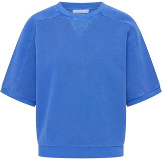 By-Bar Amsterdam Gina Top - Dames - Sweatshirts & Hoodies - Blauw - Maat: XS Katoen