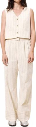 FRNCH Pia Trousers In Beige