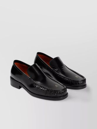 Acne Studios lace-up detail leather loafers