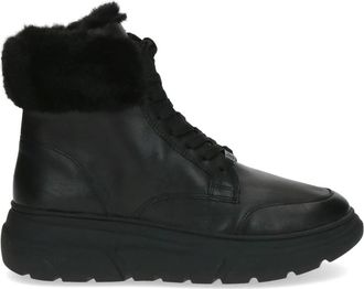 Caprice Bootie - Dames - Winterlaarzen - Zwart - 39 EU - Leer - Schoenen