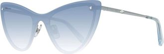 Swarovski Accessoires, Dames, Blauw, ONE Size, Blauwe Metalen Zonnebril