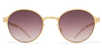 Mykita Wim 13 Mens Sunglasses Gold Size 50