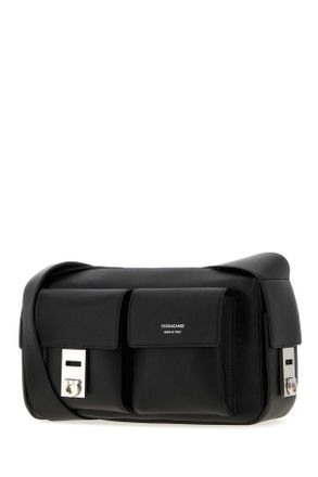 Ferragamo Twins24 Shoulder Bag - Black