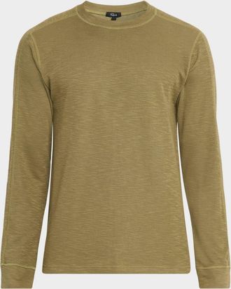 Rails Mens Rheese Long-Sleeve Crewneck T-Shirt