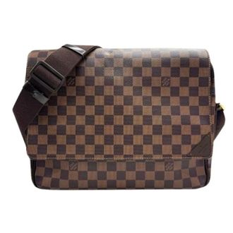 Louis Vuitton Pre-owned Cross Body Bags, unisex, Brown, Size: ONE SIZE Pre-owned Vintage Canvas Cross Body Bag