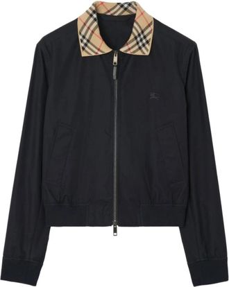 Burberry Truien - Heren - Zomerjassen - Blauw - L - Nylon - Jassen