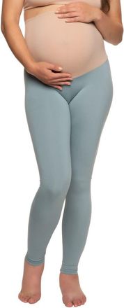 Felina Velvety Soft Maternity Leggings 2 Pack in Sparrow/Lead at Nordstrom, Size X-Large