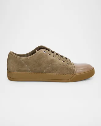 Lanvin DBB1 Leather Low-Top Sneakers