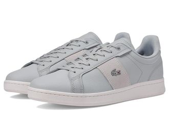 Lacoste Carnaby Pro CGR 2233 SFA Womens Shoes Light Grey/Off-White : 7 M, Leather
