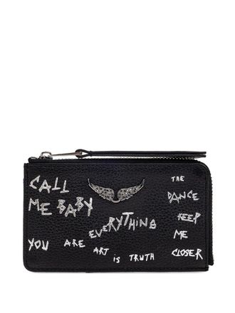 Zadig&Voltaire zv Card Grained Graffiti