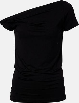 7 For All Mankind One-shoulder T-shirt
