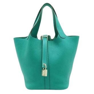 Herm&egrave;s Pre-owned Picotin Lock 18 PM Borsa a Mano - - Pre-owned - Donna - Verde - ONE SIZE