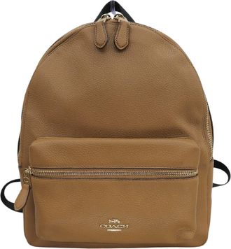 Coach Brown Leather Backpack (Pre-Owned)