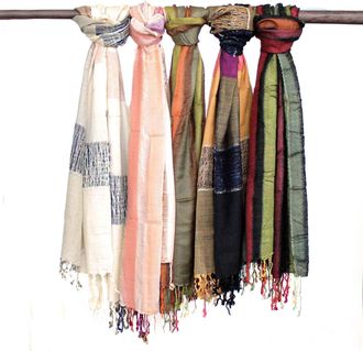 Ancient Wisdom Large Indian Boho Scarf - Vibrant Green Tones, 100% Cotton, Versatile Shawl, Scarf, or Headpiece - Handcrafted in India, Perfect for Bohemian Fashion 