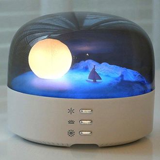 OEM Luz Nocturna Led Recargable Mediante Usb Tipo, Con Brillo Ajustable Y Que Tambi&eacute;n Puede Utilizarse Altavoz V&iacute;a Bluetooth (dos Modos Disponibles)